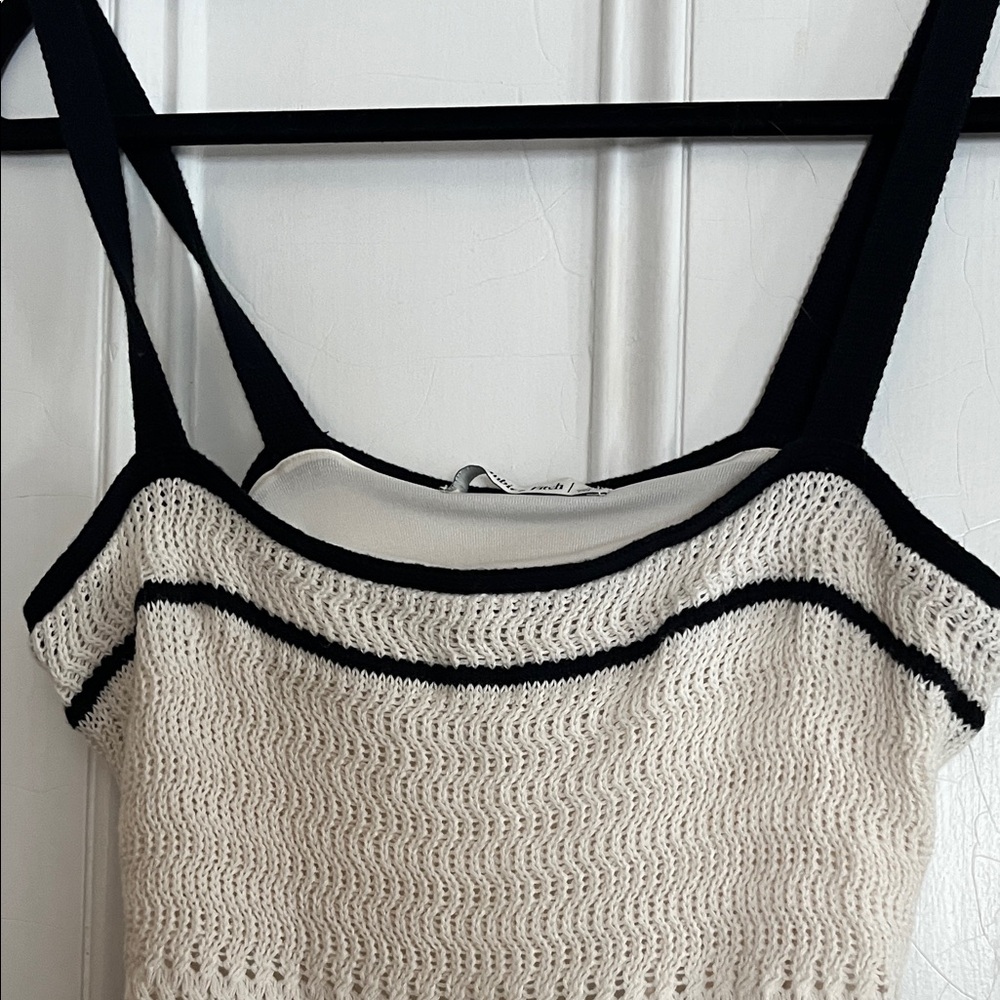 Abercrombie Elegant Black and White Knit Dress. Size Small. - Picture 2 of 5